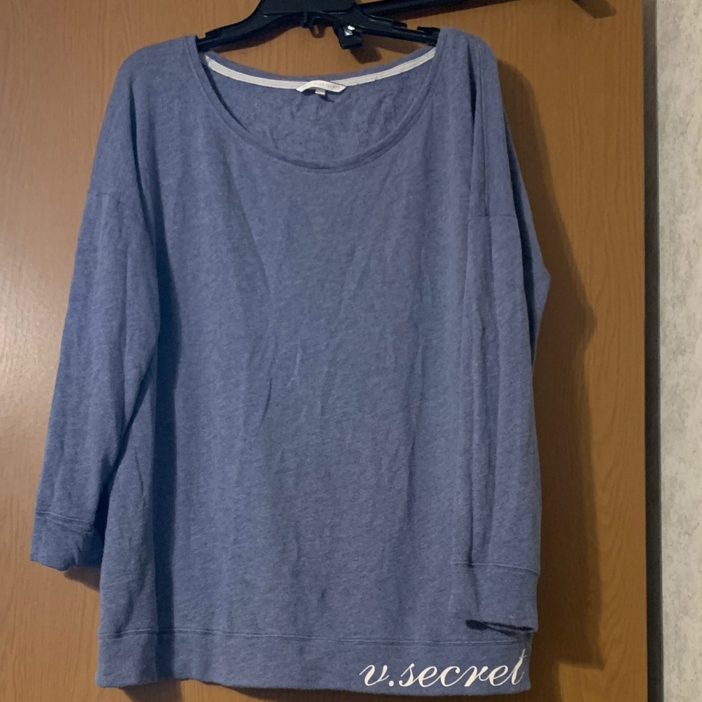 Victoria's Secret Heather Blue Sweatshirt